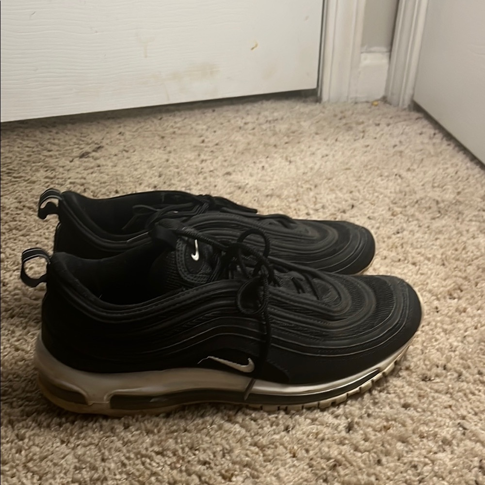Nike Black Sneakers with Streamlined Design